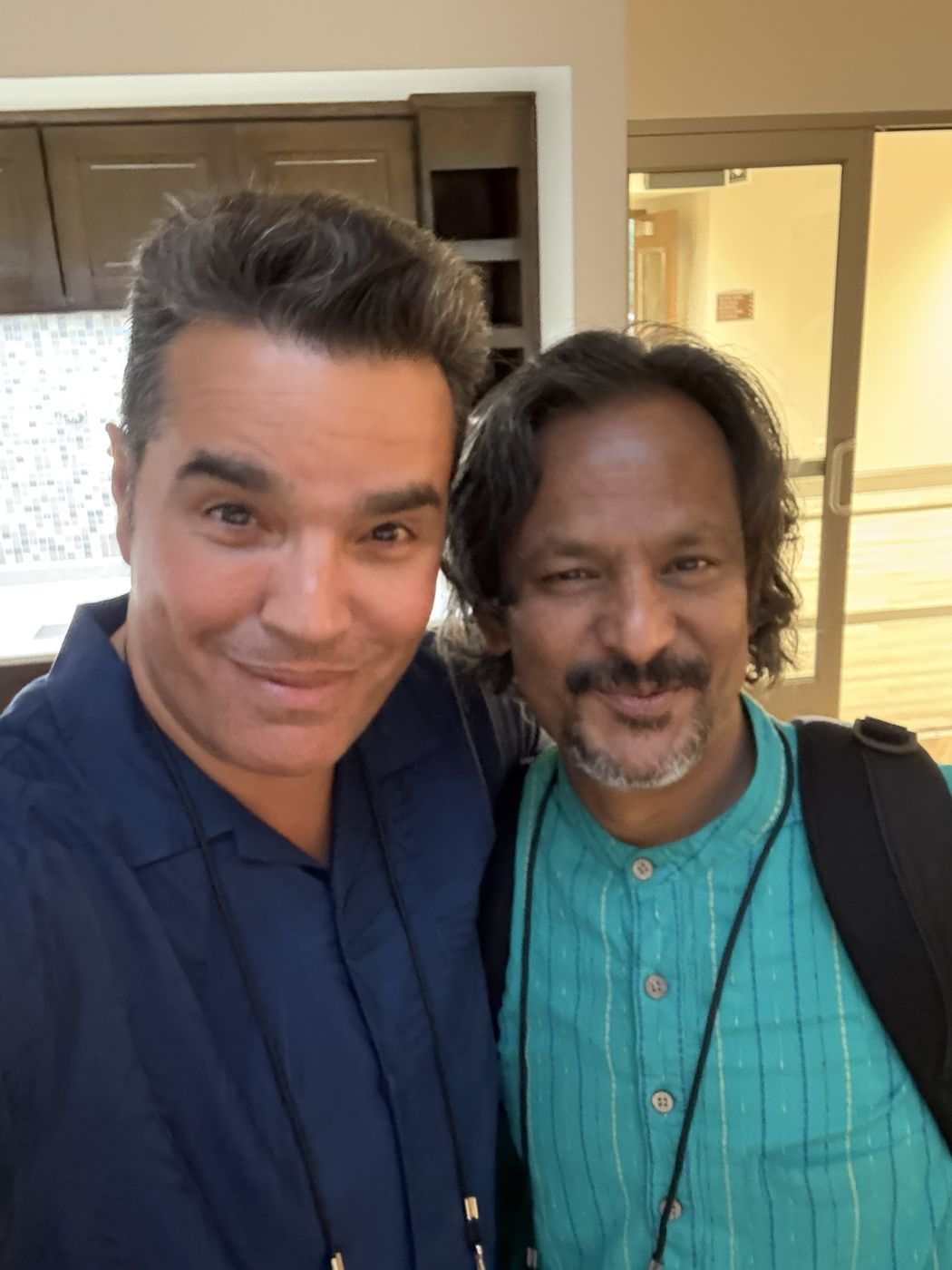 With Dr. Shan Lakshmanan, Ph.D